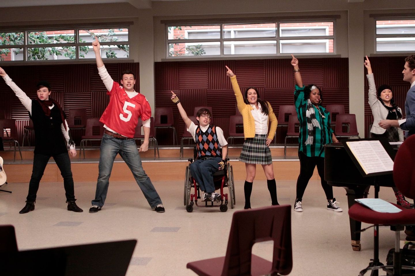 Stillbilde fra Glee