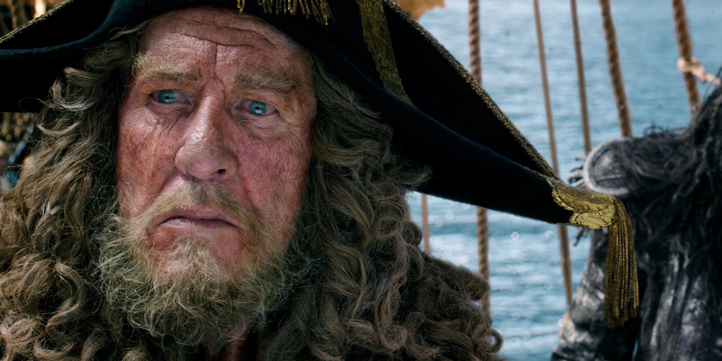 Geoffrey Rush i Pirates of the Caribbean: Salazar's Revenge
