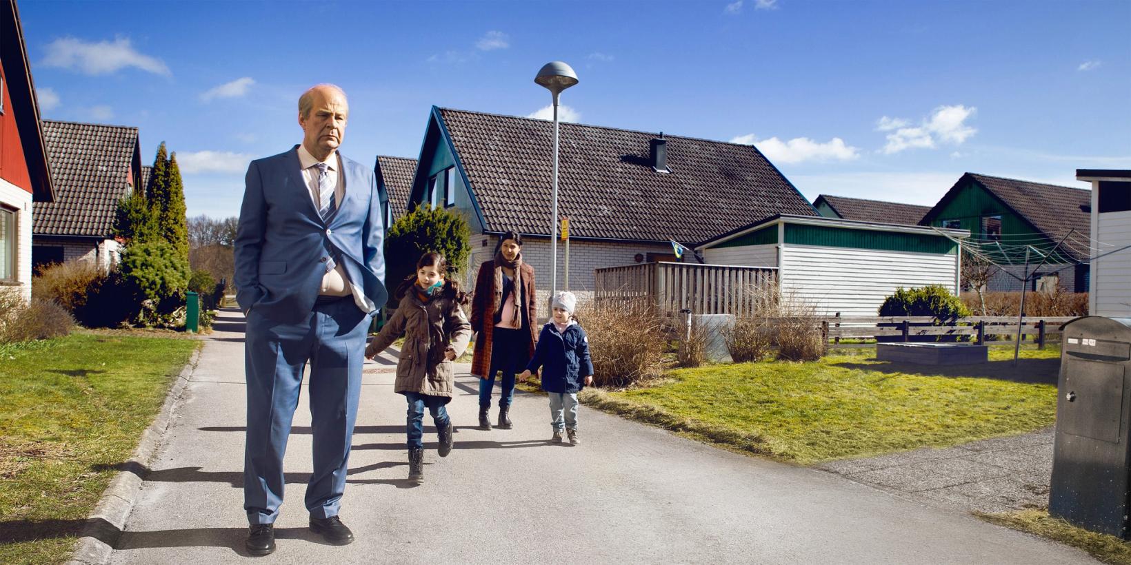Rolf Lassgård og Bahar Pars i En mann ved navn Ove