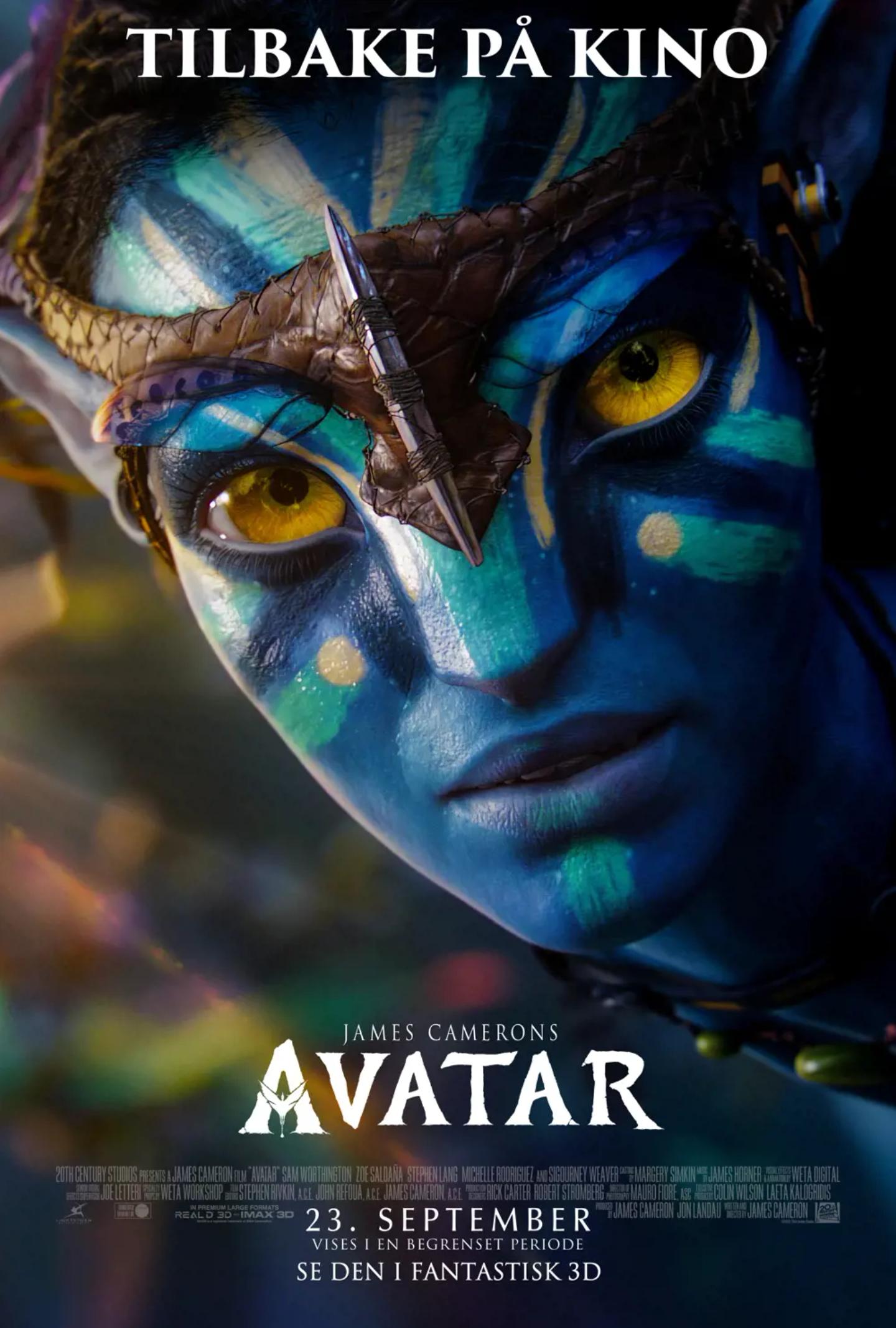 Avatar (relansering-2022) - Plakat