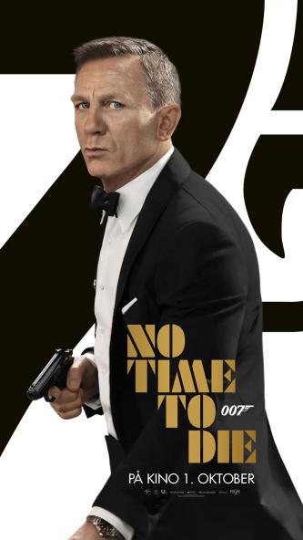 Plakat for 'James Bond: No Time To Die'