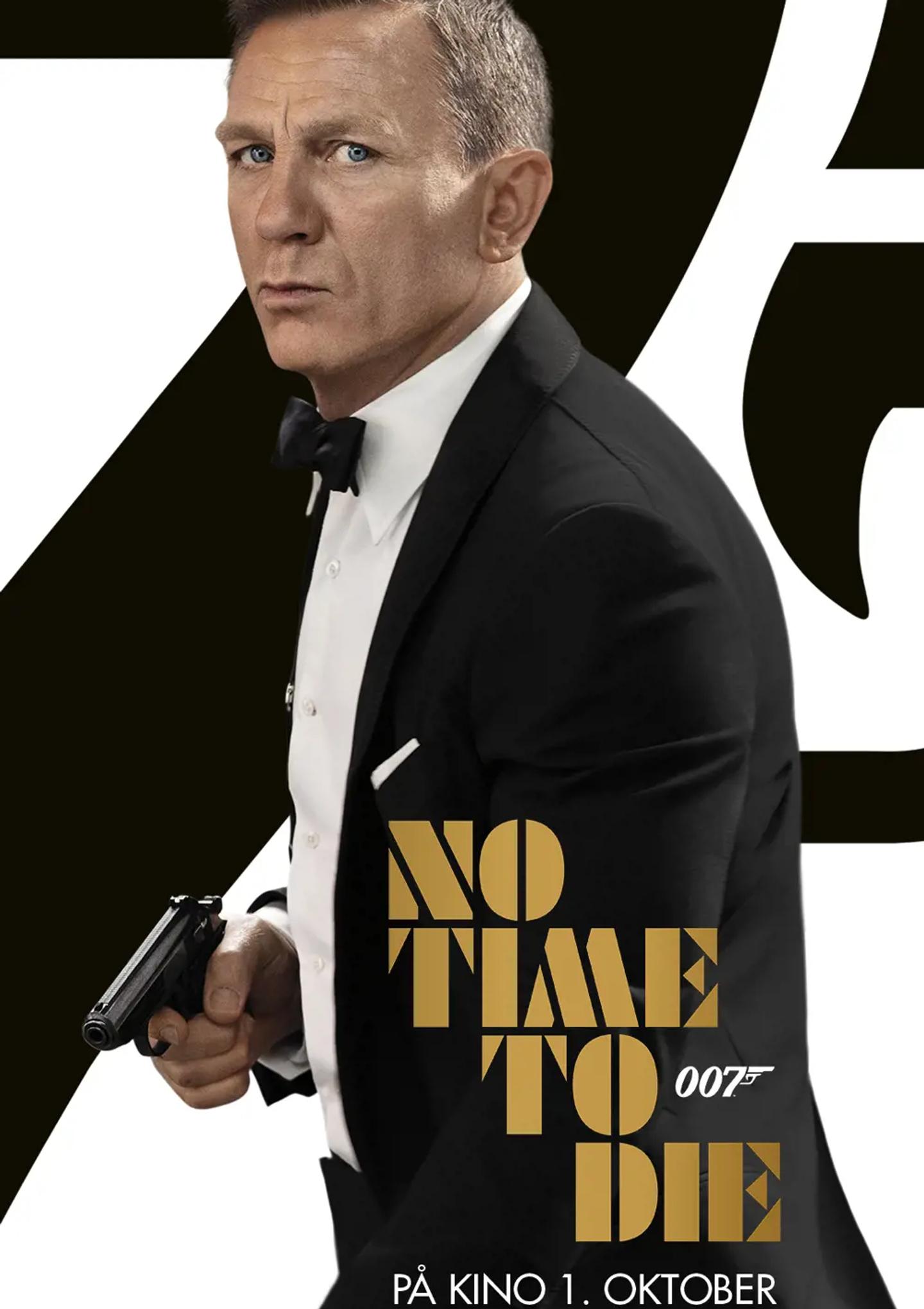 Plakat for 'James Bond: No Time To Die'