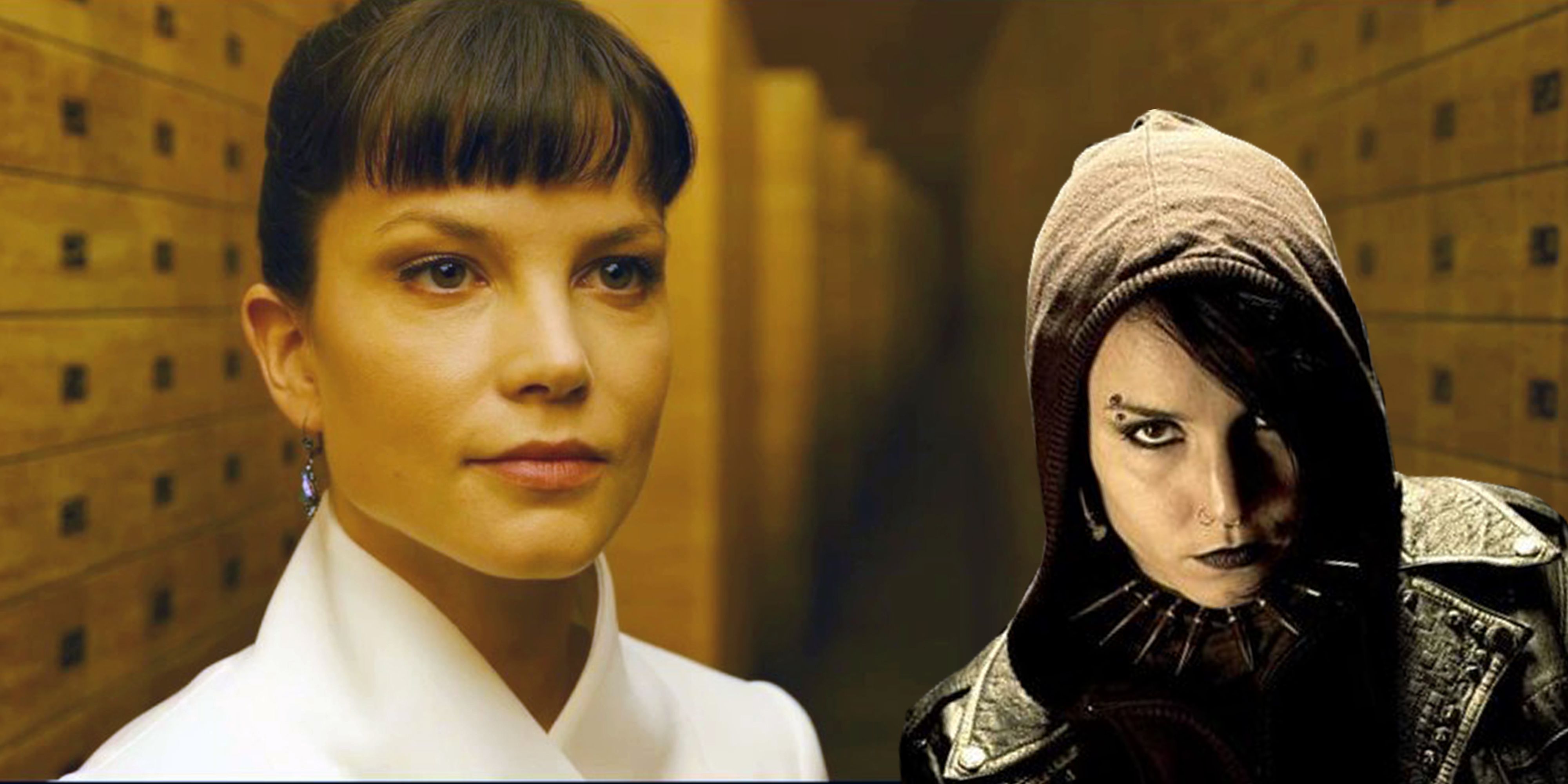 Sylvia Hoeks og Noomi Rapace - Lisbeth Salander