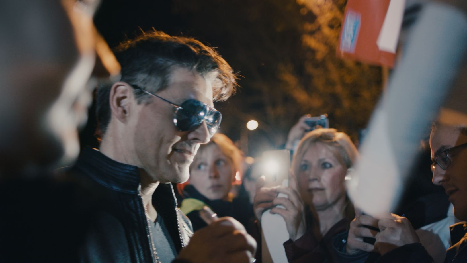 a man wearing sunglasses
