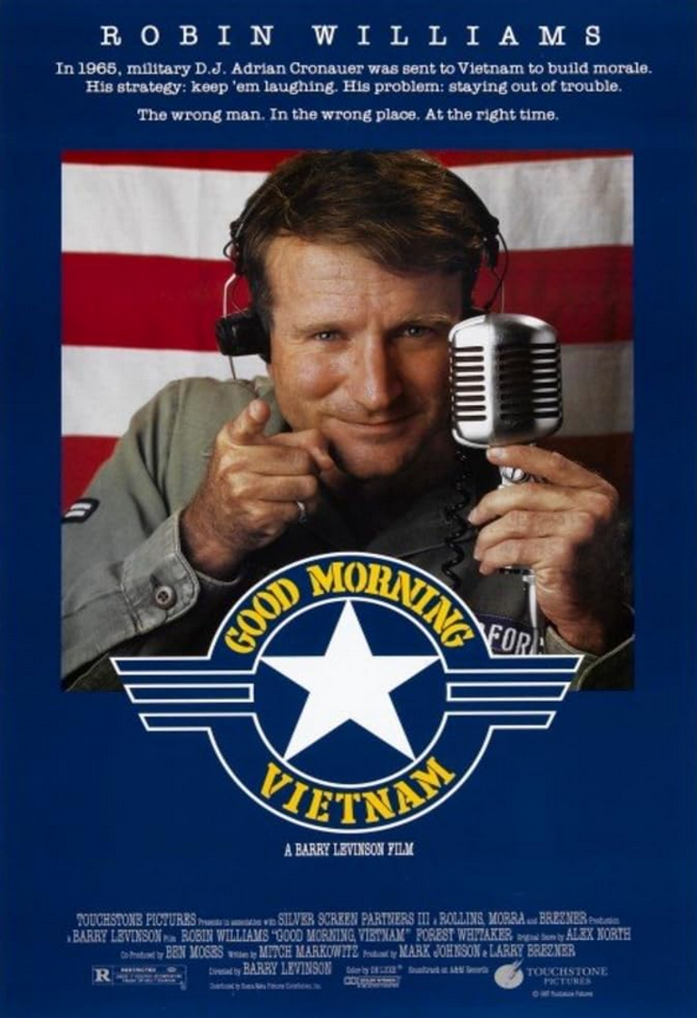 Plakat for 'Grimstad Filmklubb: Good Morning, Vietnam'