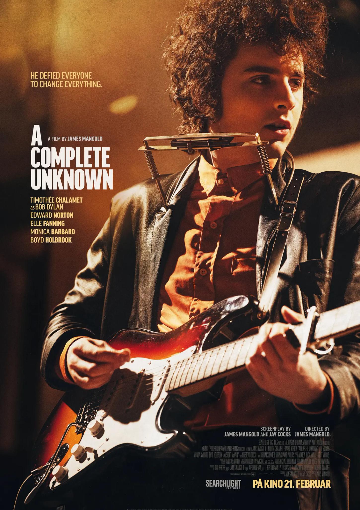 Plakat for 'A Complete Unknown'