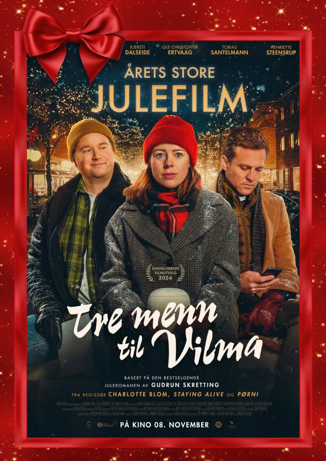 Plakat for 'Tre menn til Vilma'