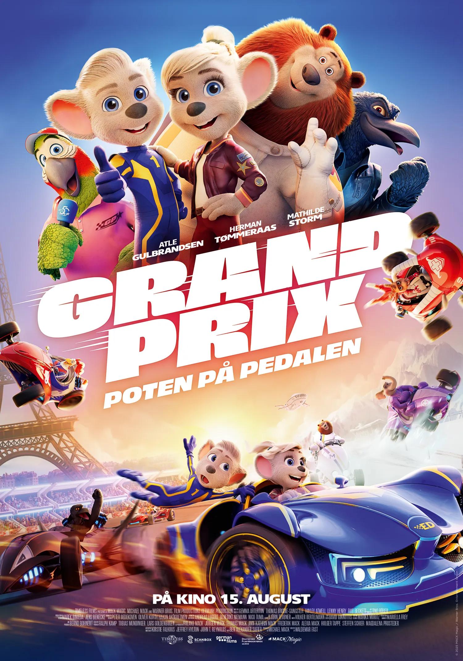 Plakat for 'Grand Prix - Poten på pedalen'