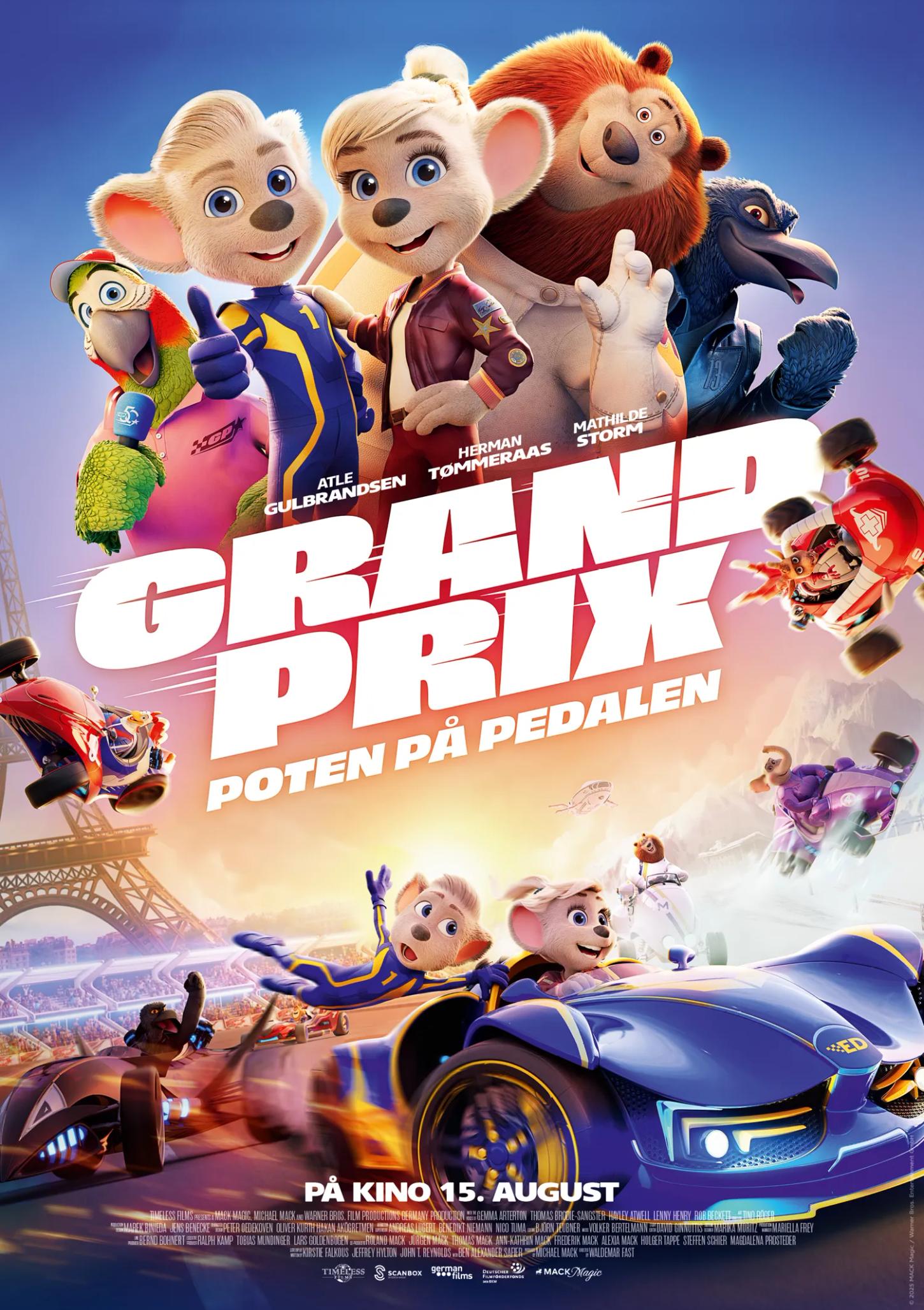 Plakat for 'Grand Prix - Poten på pedalen'