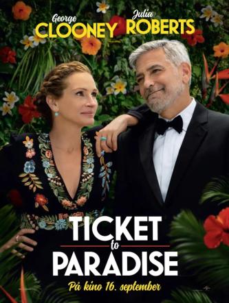 Plakat for 'Ticket to Paradise'