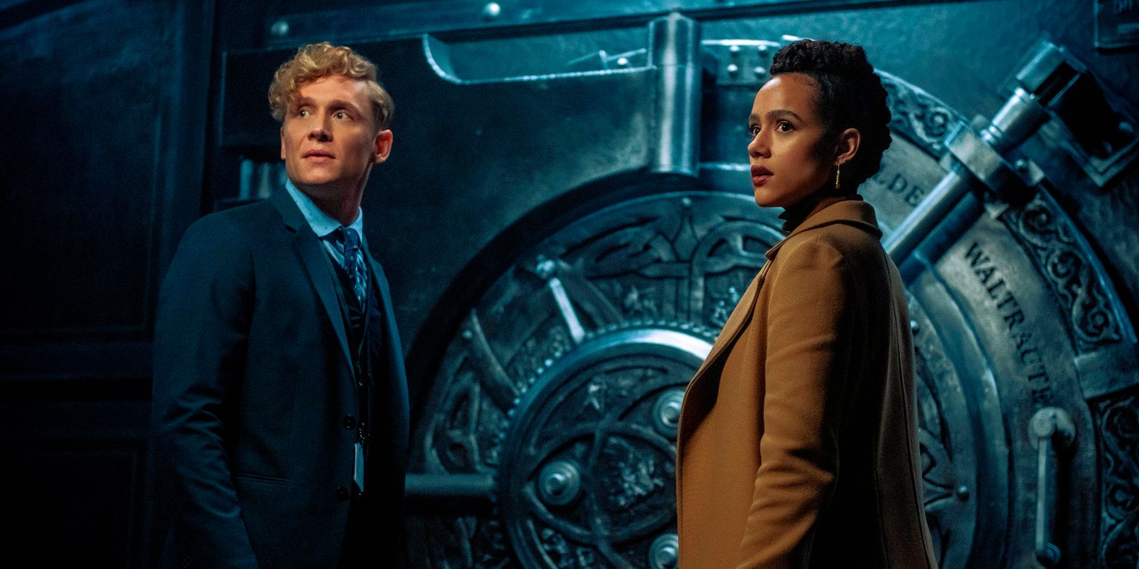Matthias Schweighöfer og Nathalie Emmanuel i Army of Thieves