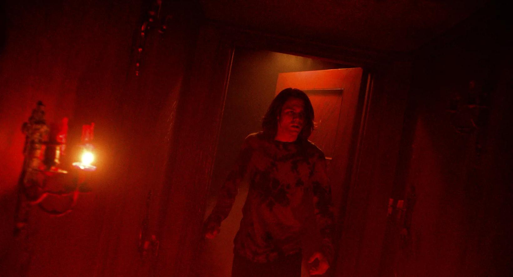 a man in a room