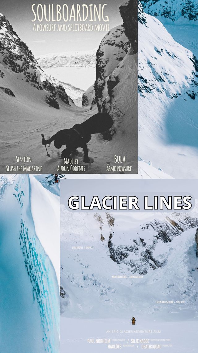 Plakat for 'Soulboarding / Glacier Lines'