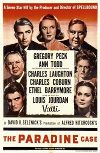 Plakat for 'The Paradine Case'