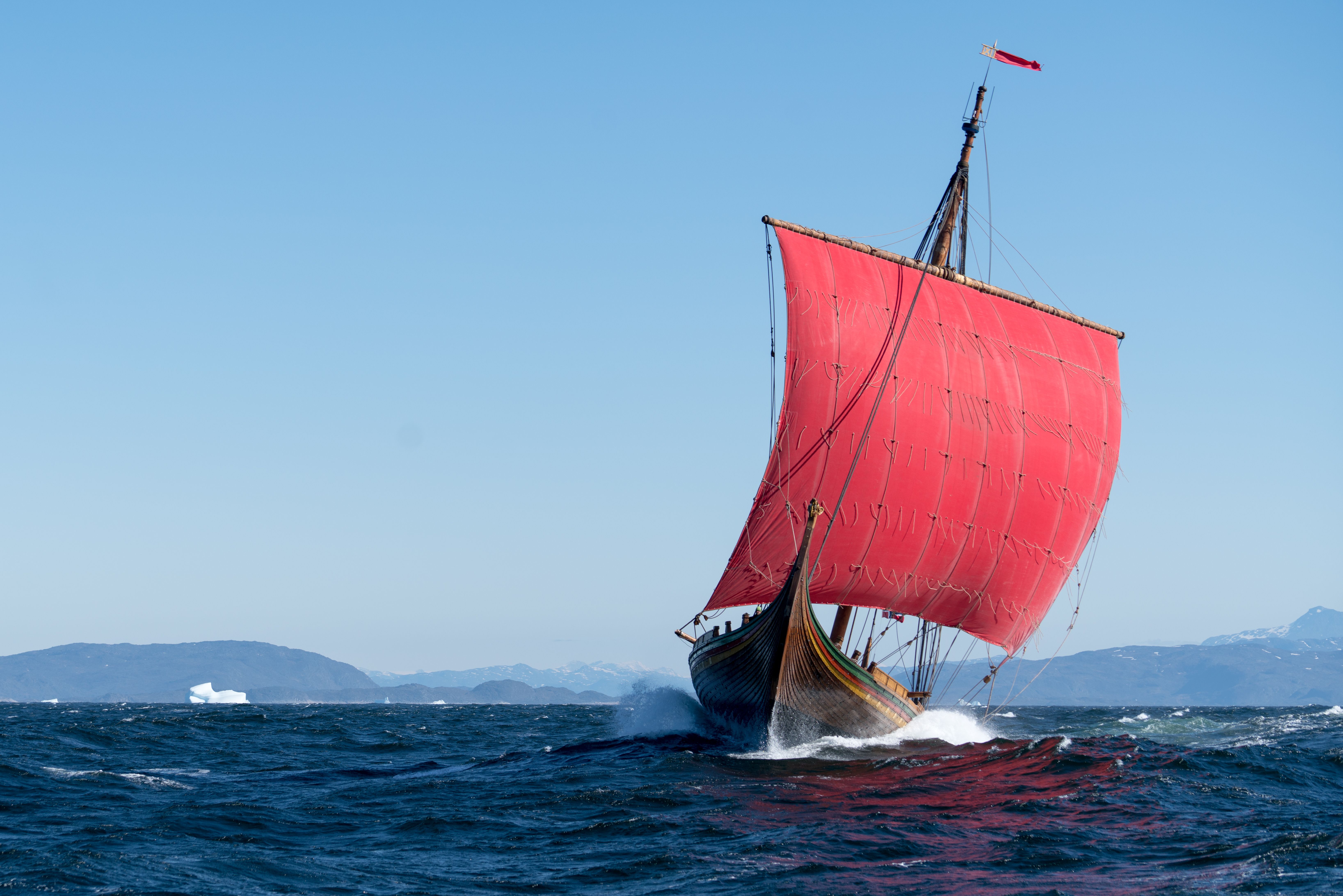 Det norske skipet Draken og mannskapet er med i The Odyssey