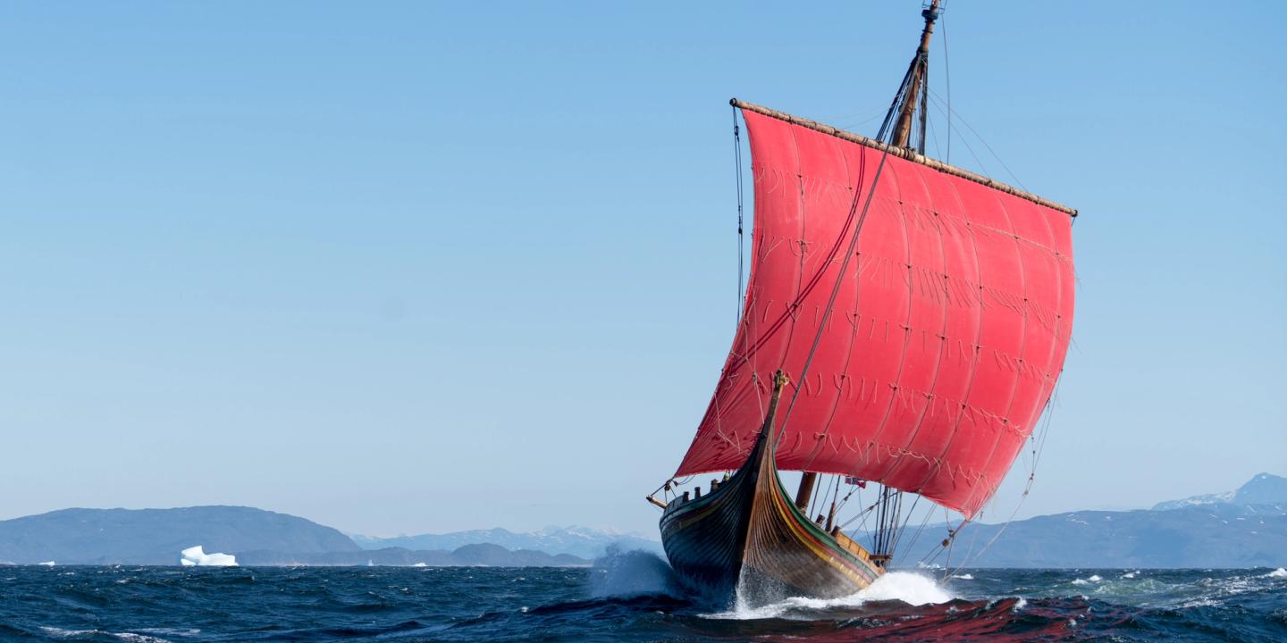 Det norske skipet Draken og mannskapet er med i The Odyssey