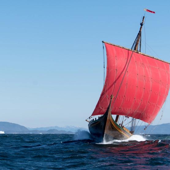 Det norske skipet Draken og mannskapet er med i The Odyssey