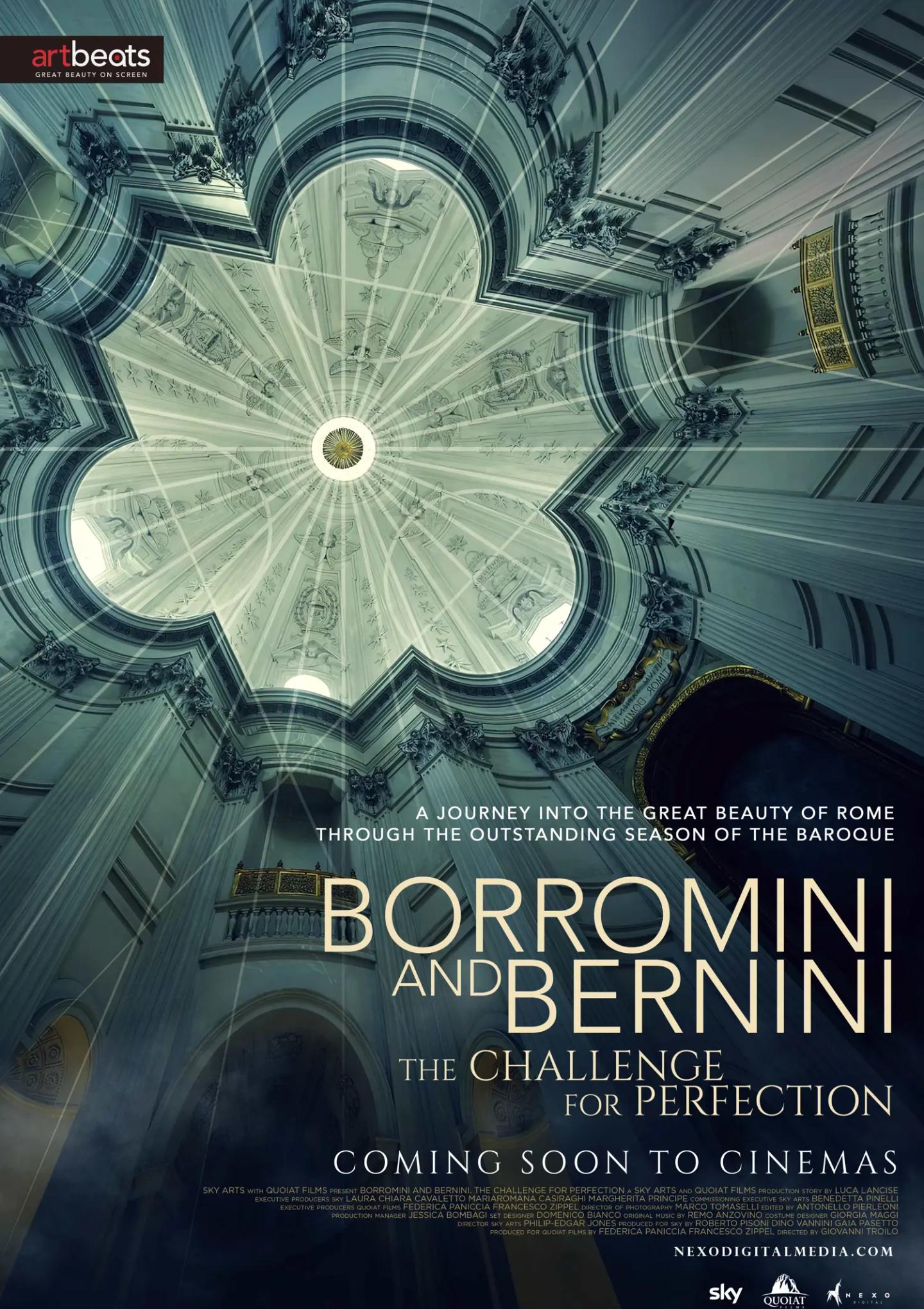 Plakat for 'Borromini and Bernini: Challenge for Perfection'