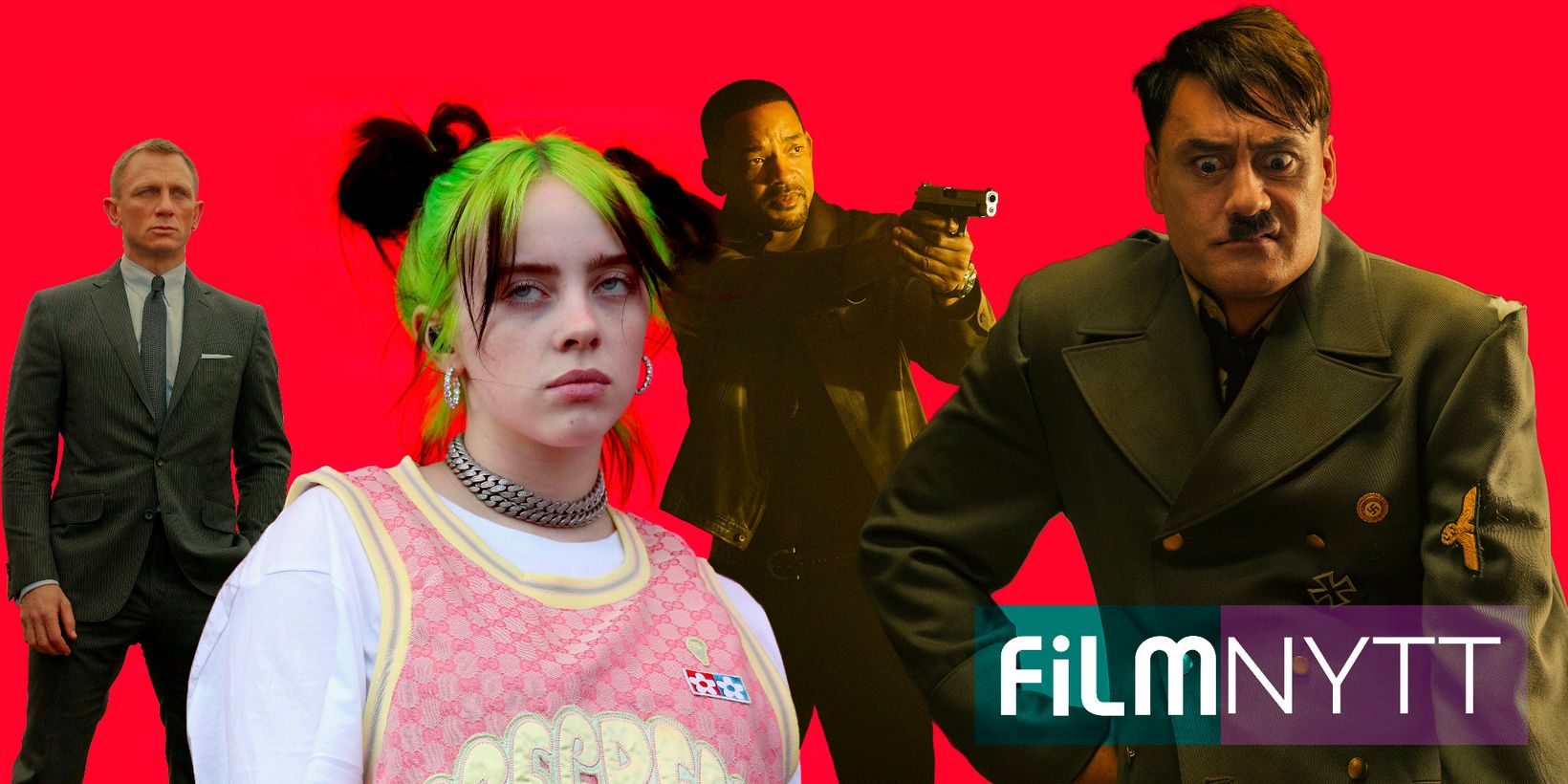 Daniel Craig, Billie Eilish, Will Smith og Taika Waititi i Filmnytt