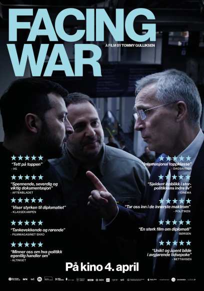 Plakat for 'Stoltenberg – Facing War'