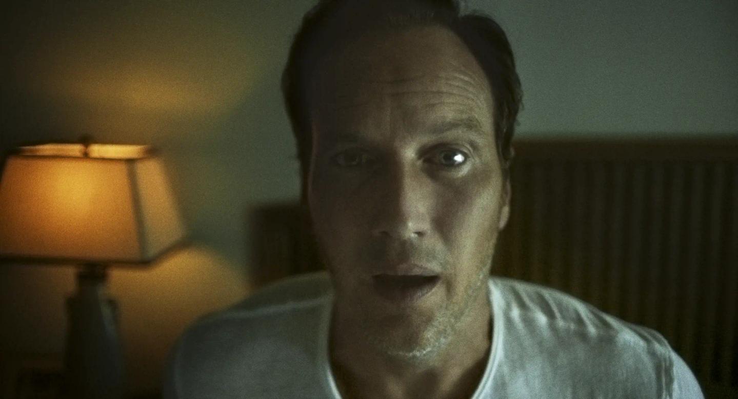 a man with a surprised expression
