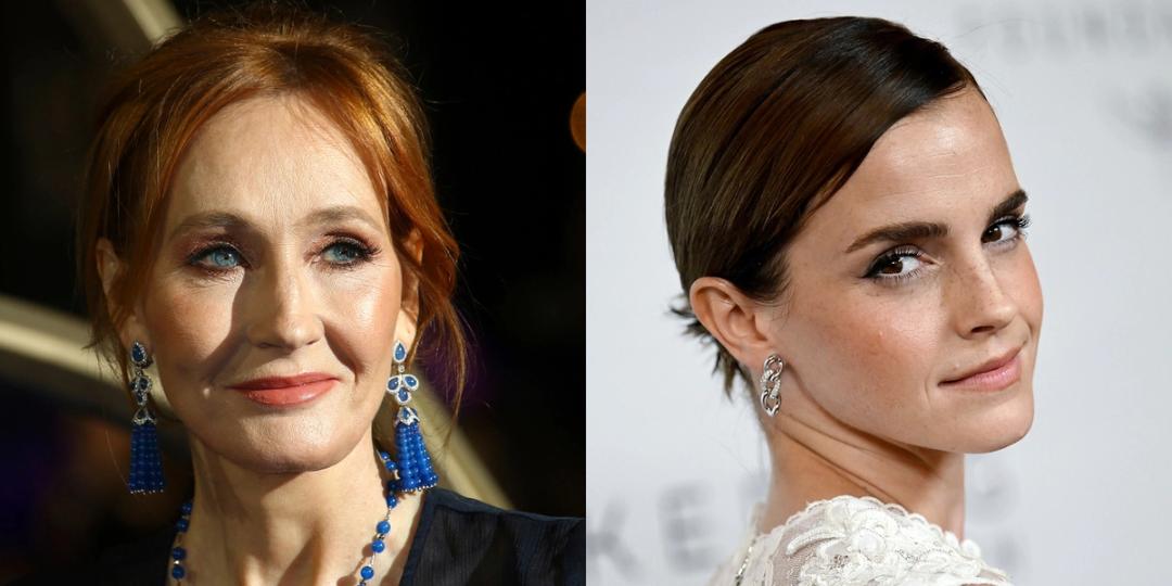 J.K. Rowling og Emma Watson