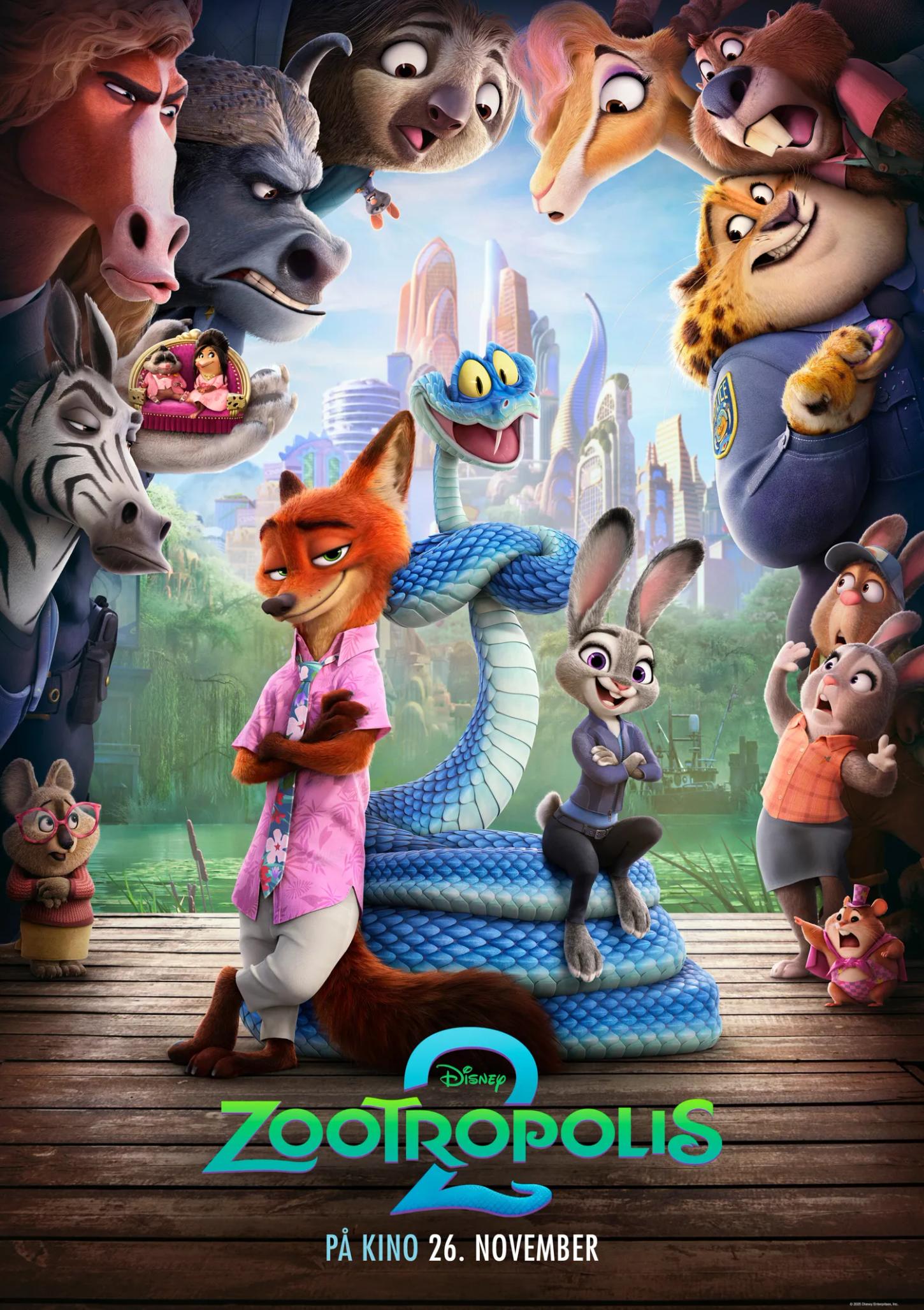 Plakat for 'Zootropolis 2'