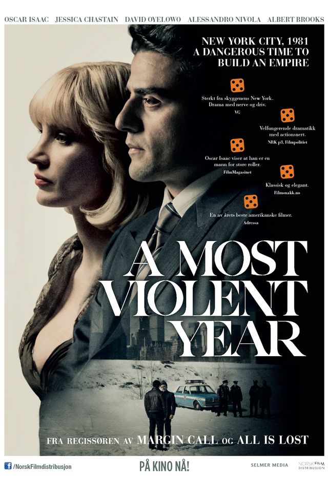 Oscar Isaac og Jessica Chastain i A Most Violent Year
