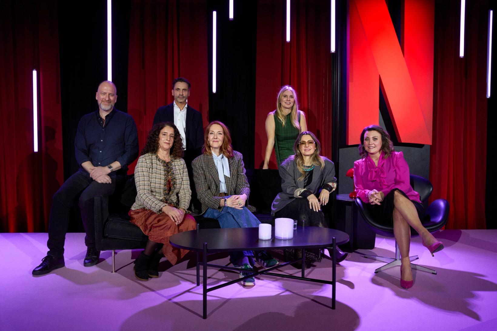 Alle gjestene på den nordiske "Next on Netflix"-presentasjonen 29. januar 2025