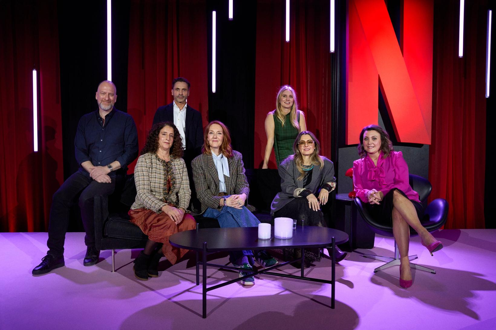 Alle gjestene på den nordiske "Next on Netflix"-presentasjonen 29. januar 2025