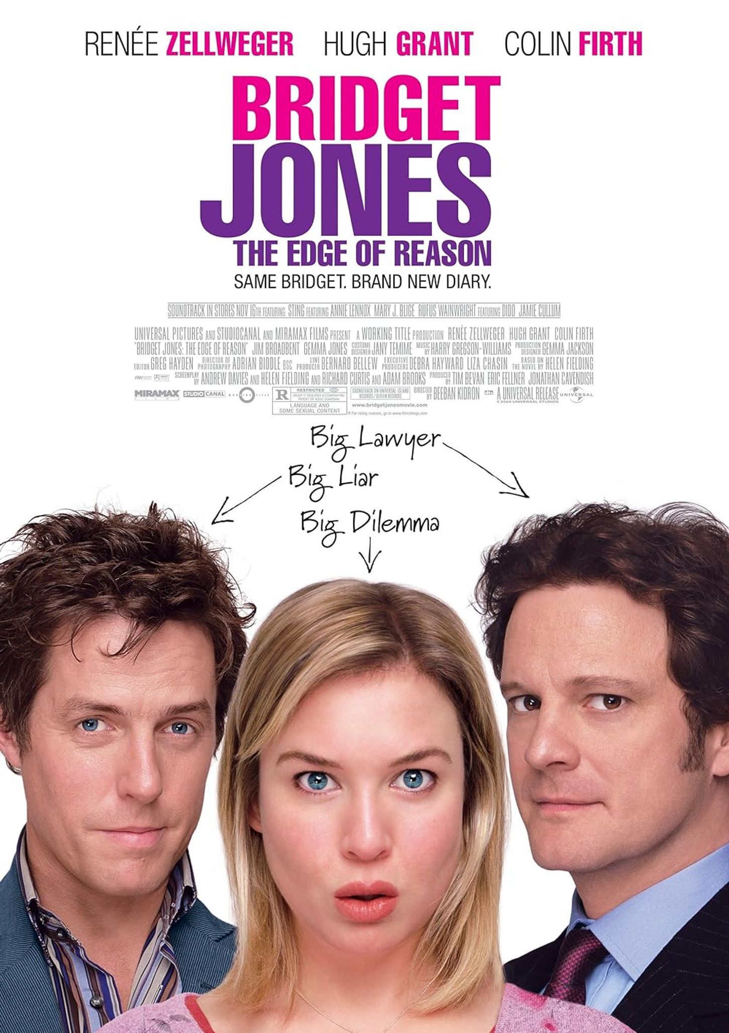Plakat for 'Bridget Jones: På randen'