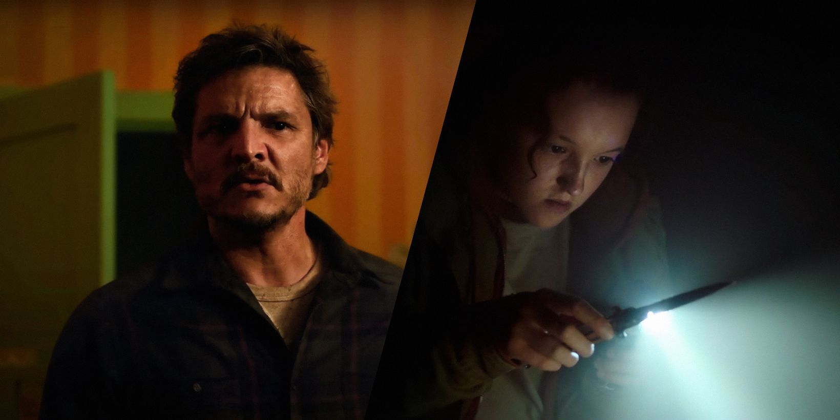 Pedro Pascal og Bella Ramsey i The Last of Us
