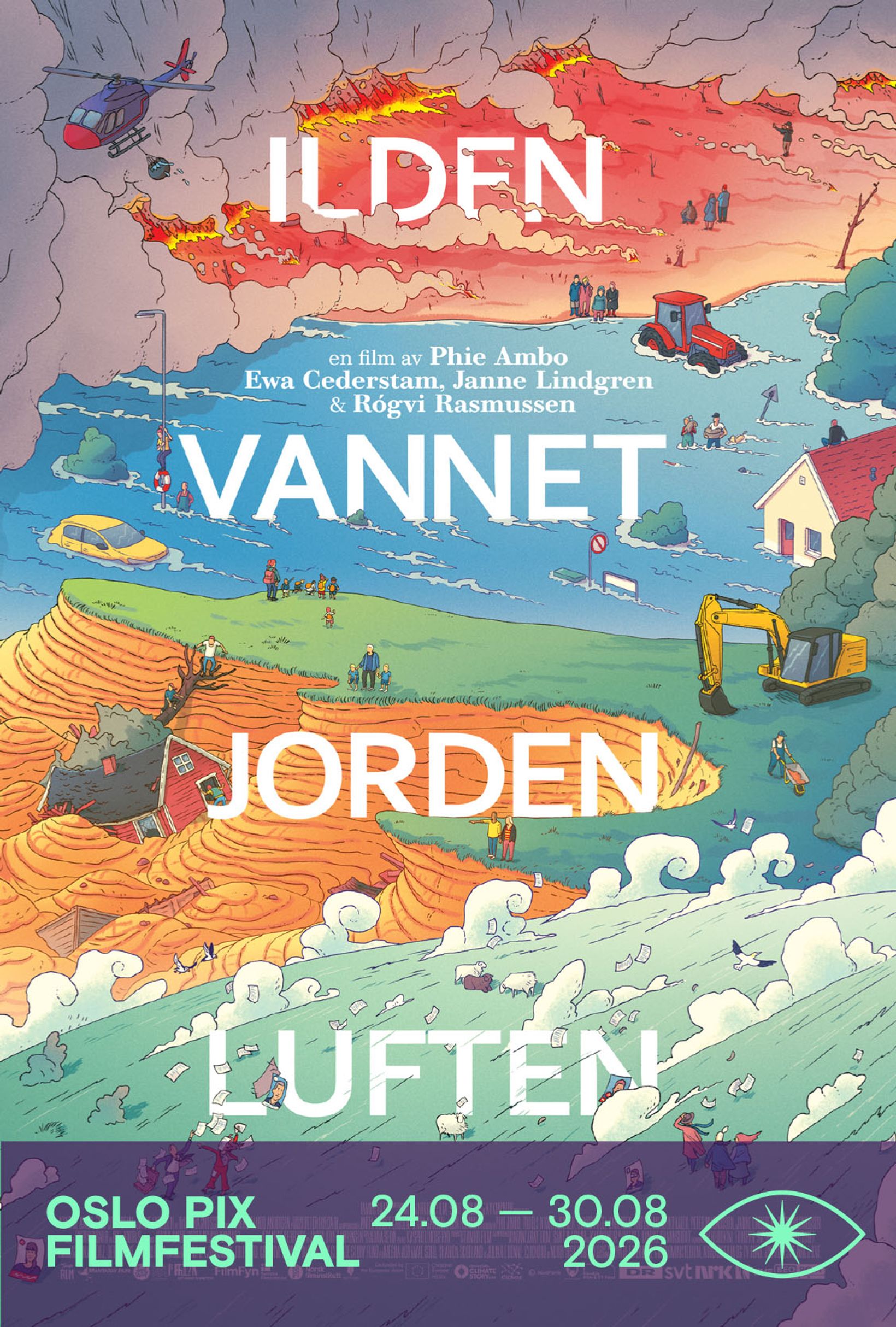 Ilden, vannet, jorden, luften