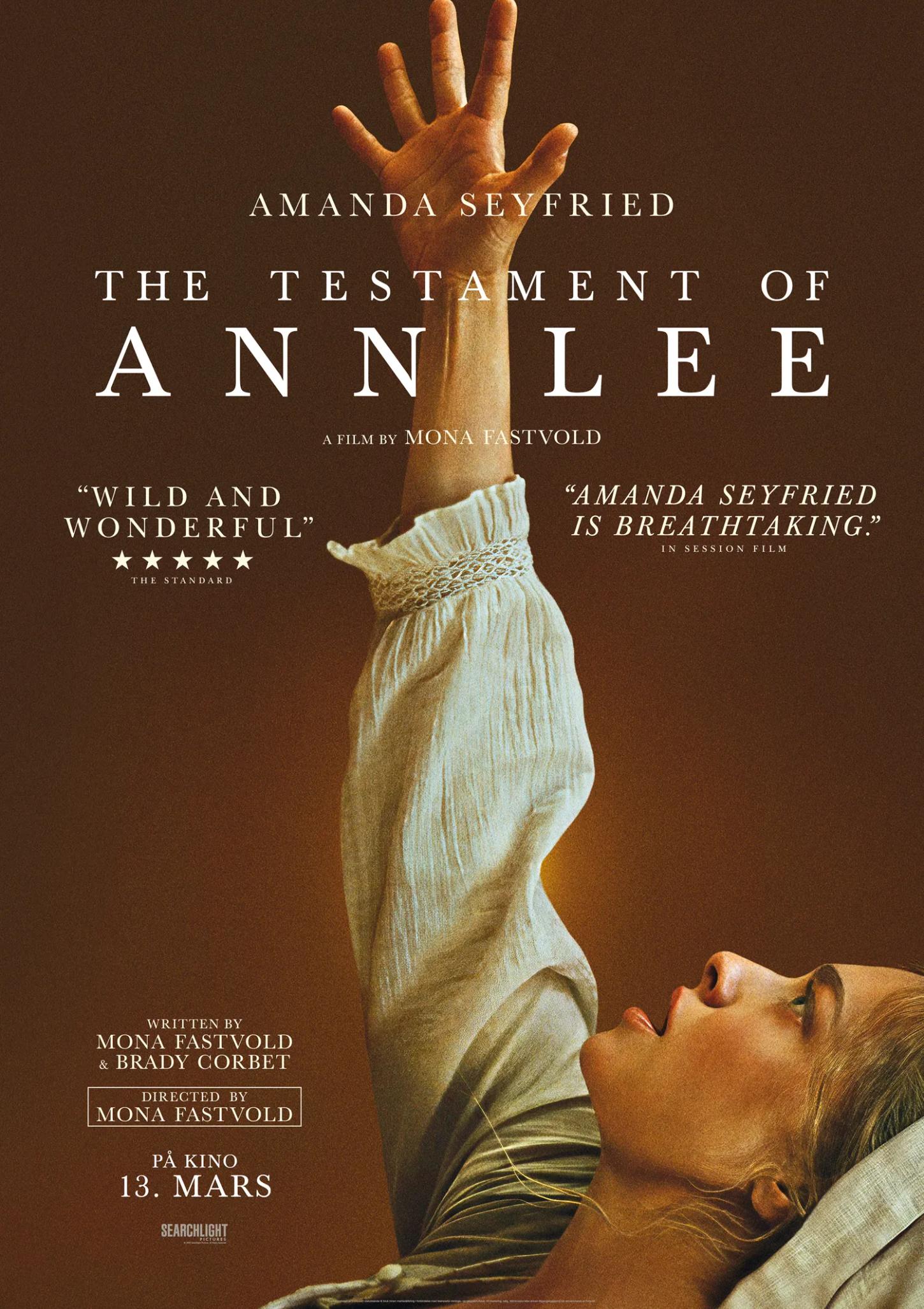 Plakat for 'The Testament of Ann Lee'