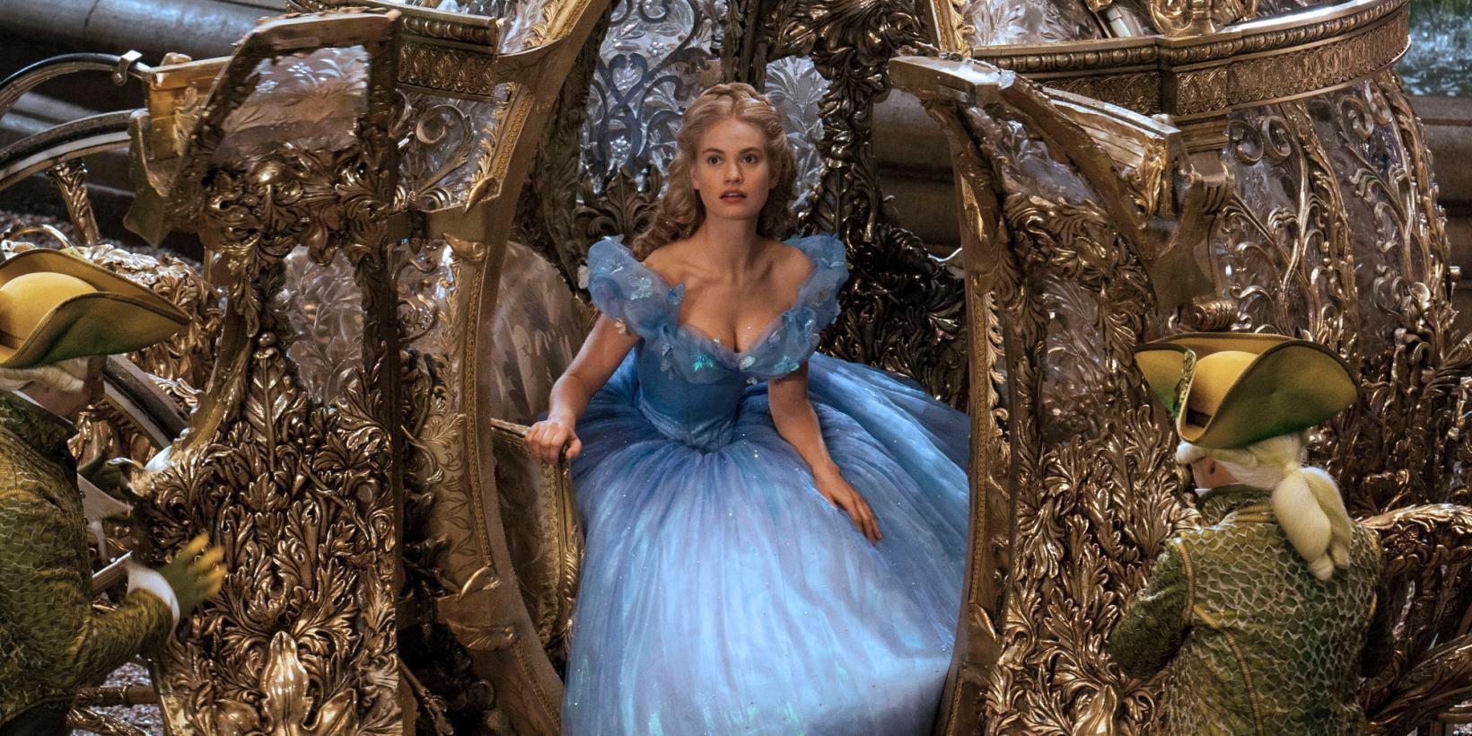 Lily James i Eventyret om Askpepott