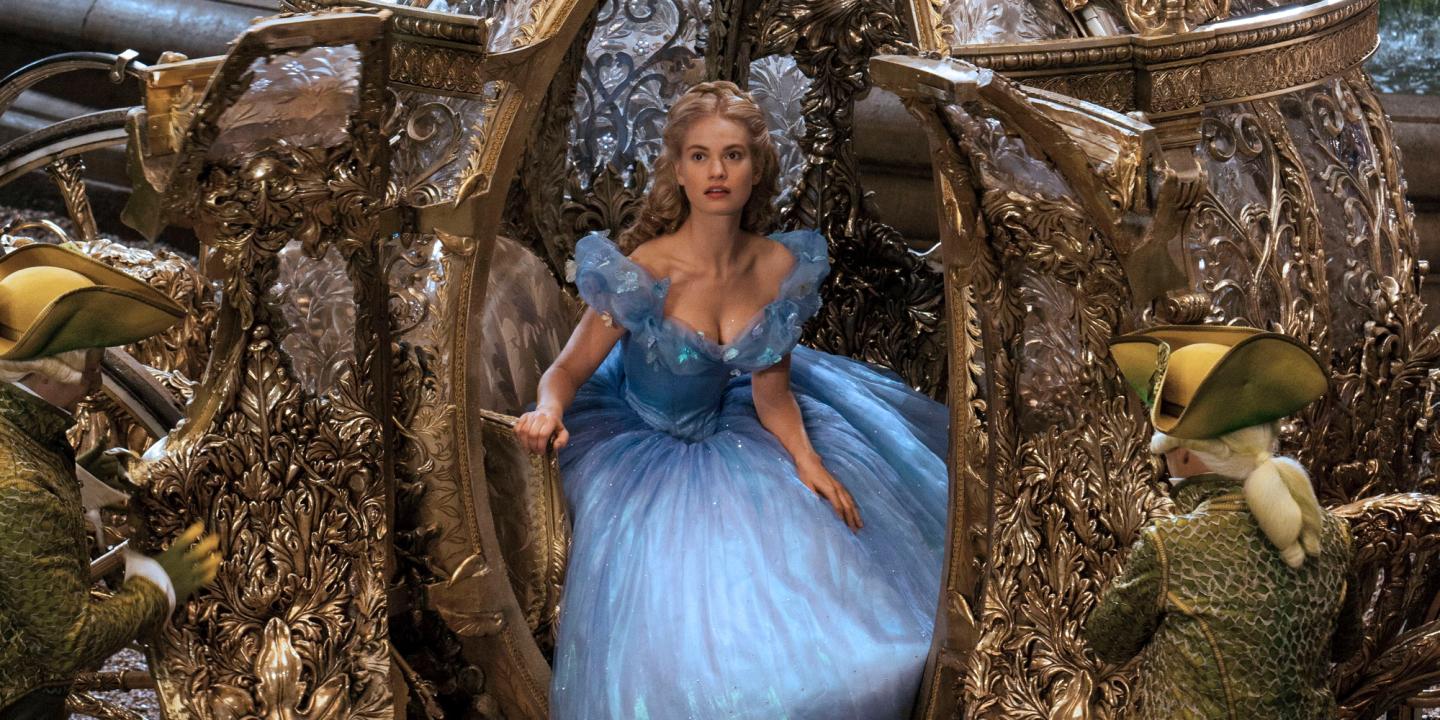 Lily James i Eventyret om Askpepott