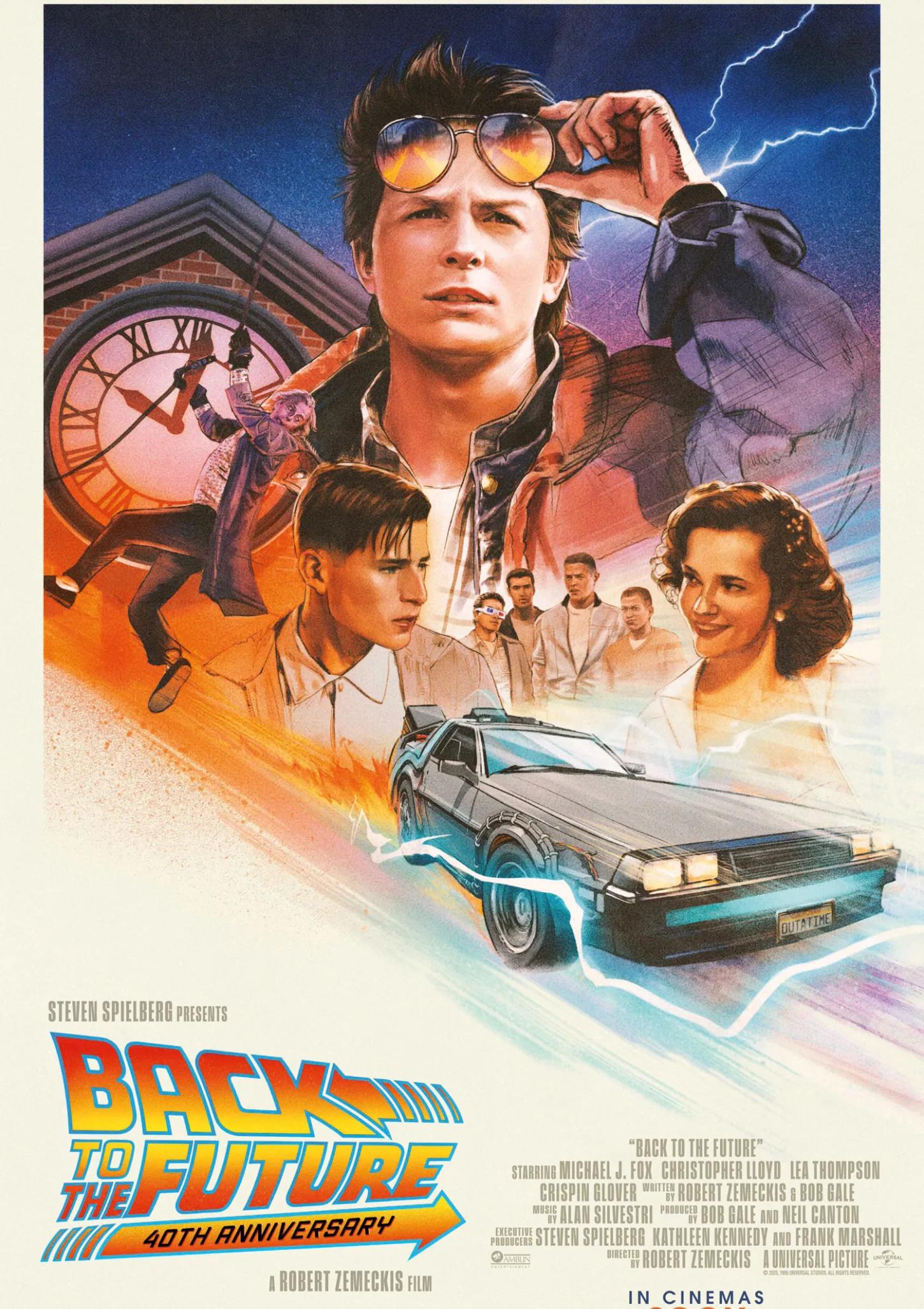 Plakat for 'Back to the Future (40th Anniversary)'