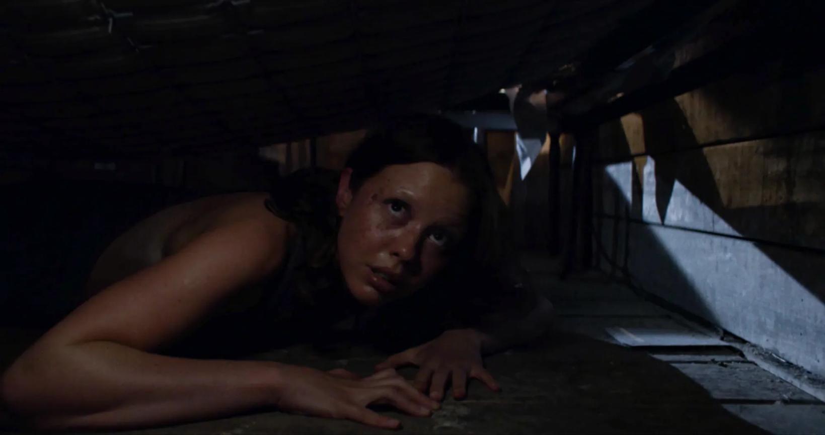 a person lying on the ground