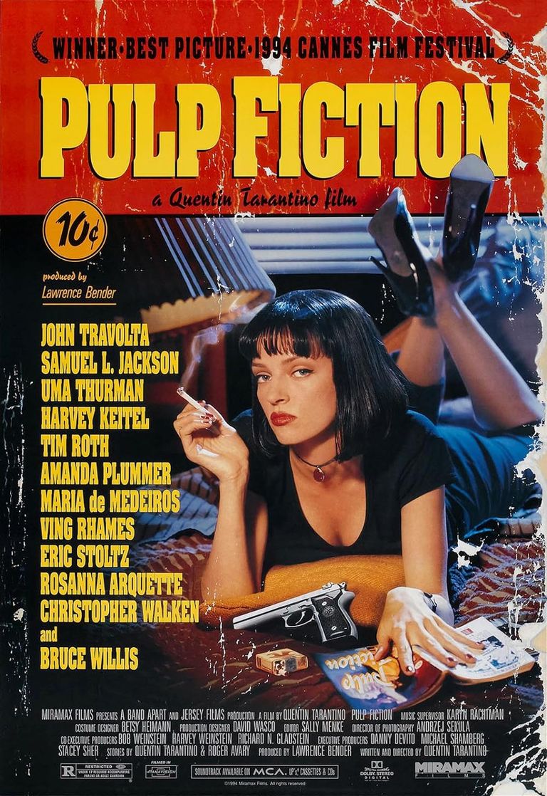 Plakat for 'Pulp Fiction (Cinemateket)'