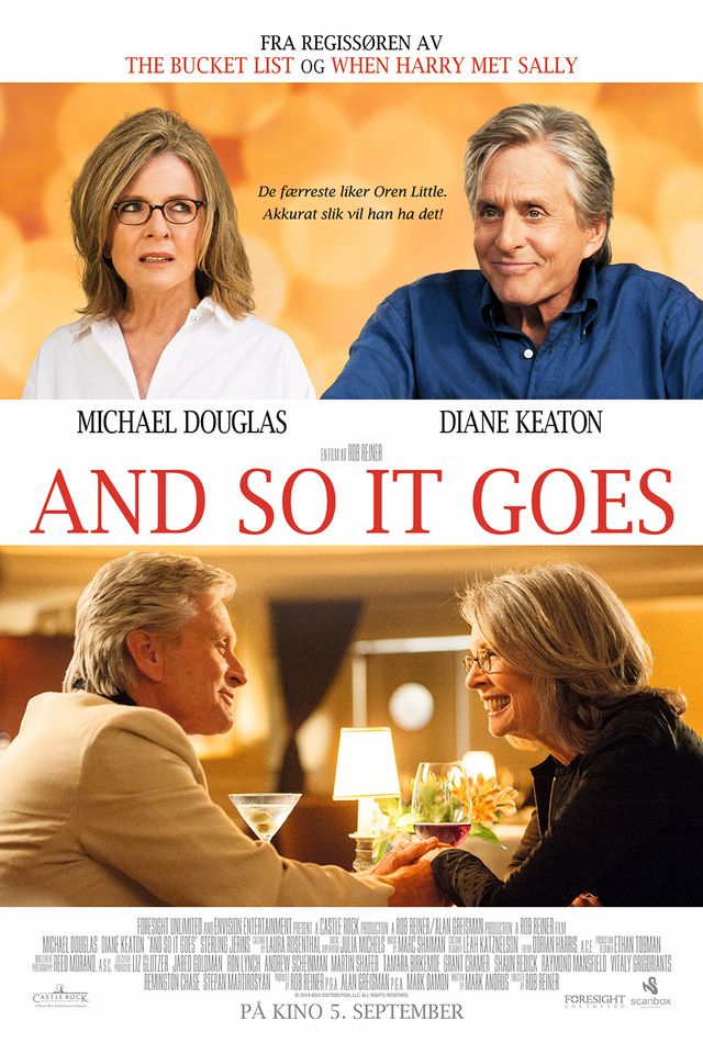 Michael Douglas og Diane Keaton i And So it Goes