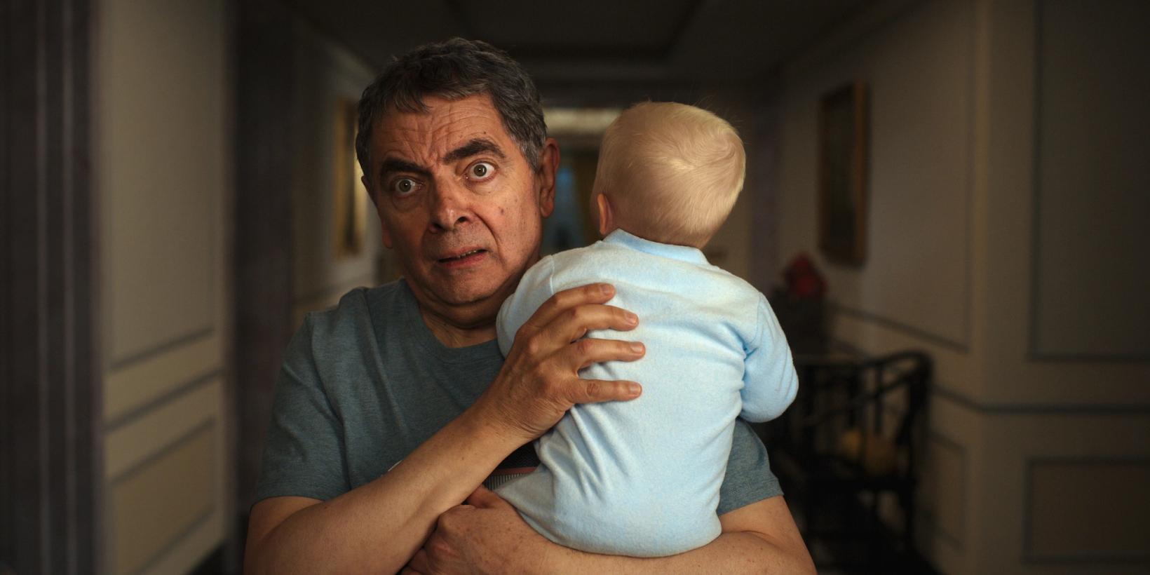 Rowan Atkinson i Mannen mot babyen/Man vs Baby