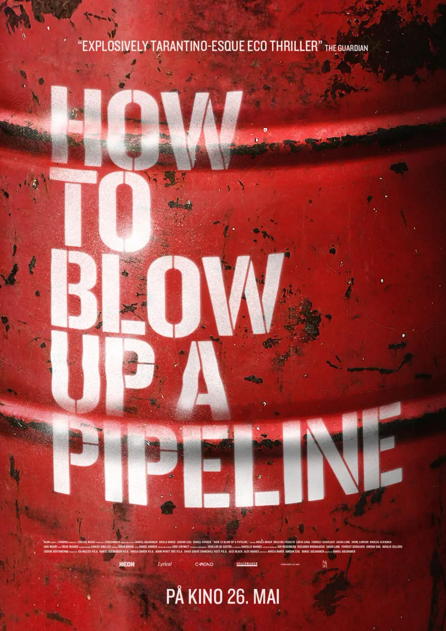 Plakat for 'How to Blow up a Pipeline'