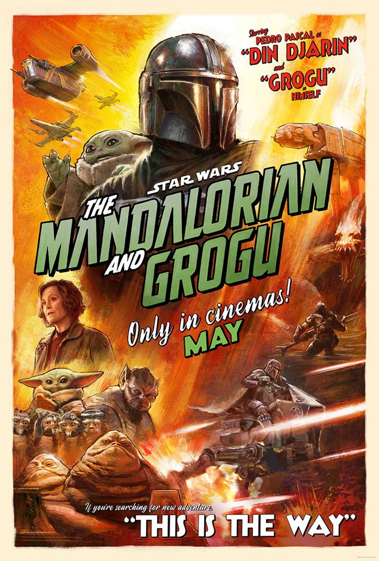 Plakat for 'The Mandalorian and Grogu'