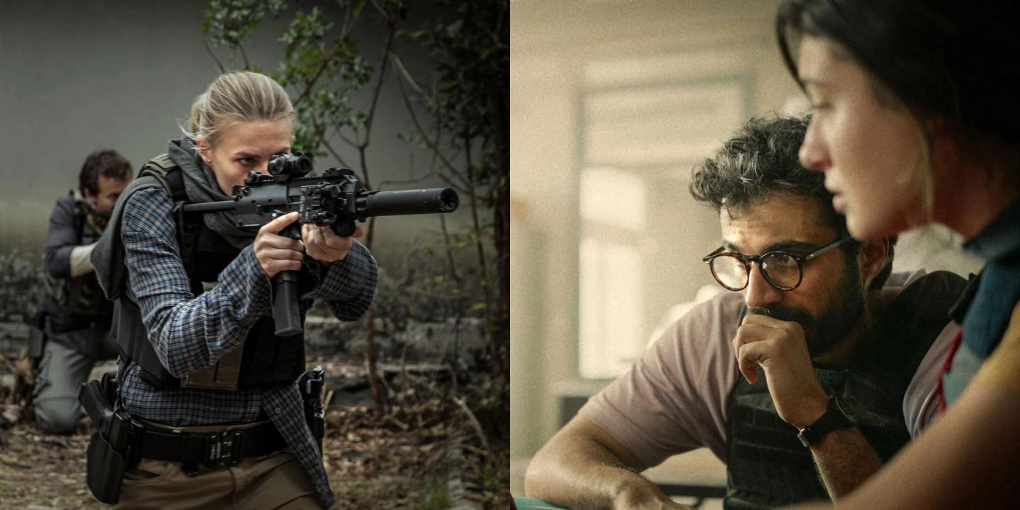 Bildemontasje: To stillbilder fra Kabul