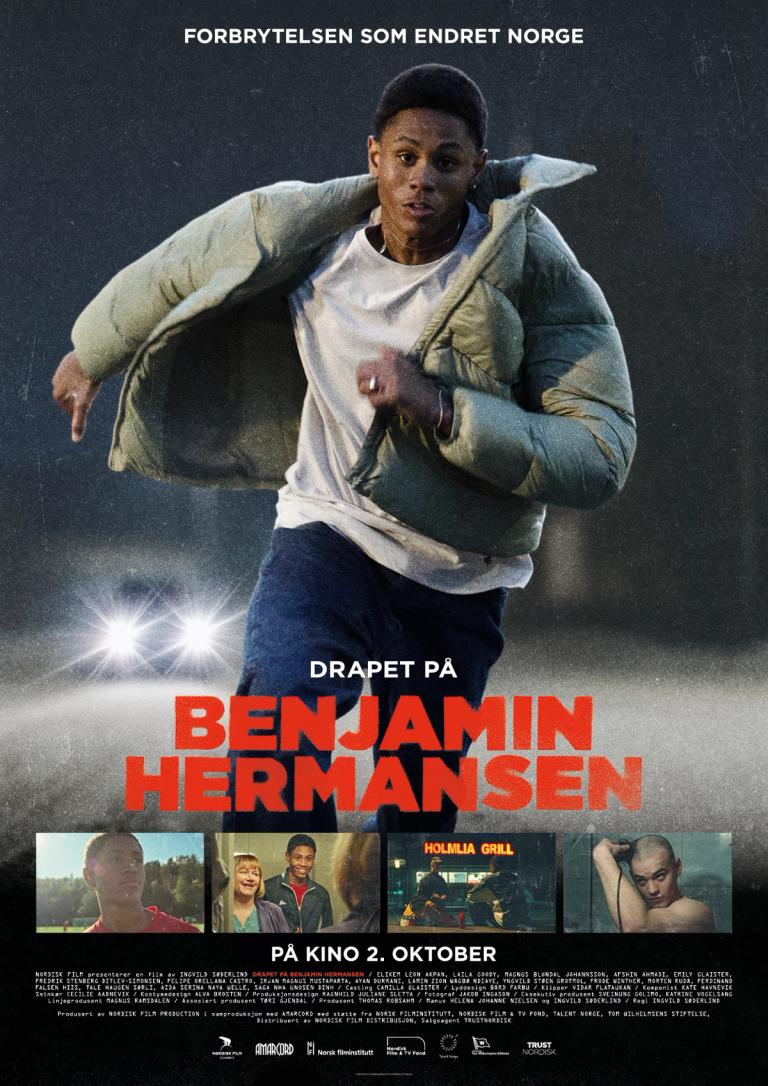 Plakat for 'Drapet på Benjamin Hermansen'