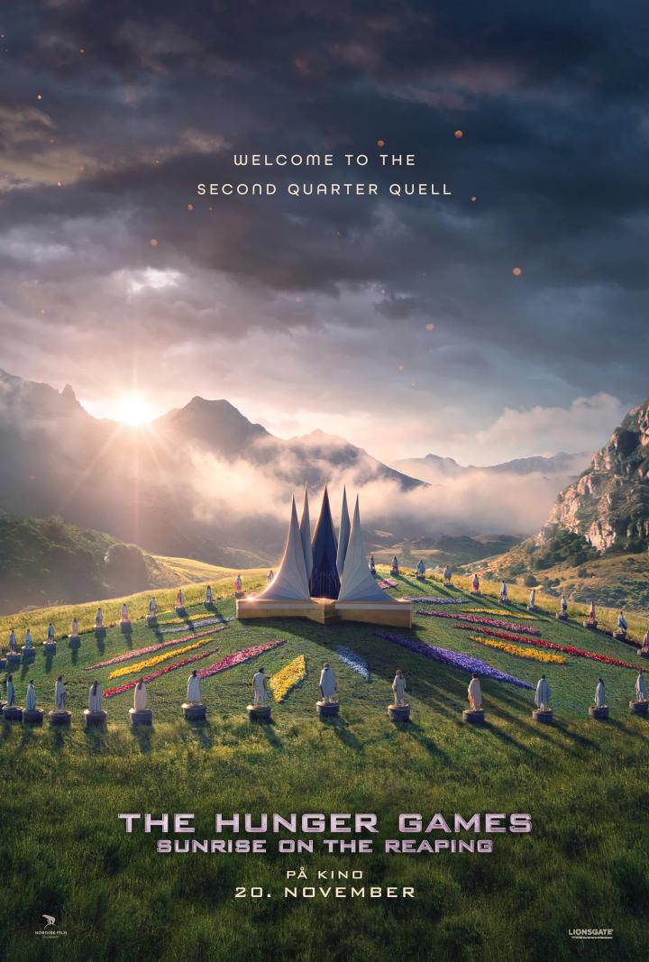 Plakat fra 'The Hunger Games: Sunrise on the Reaping'