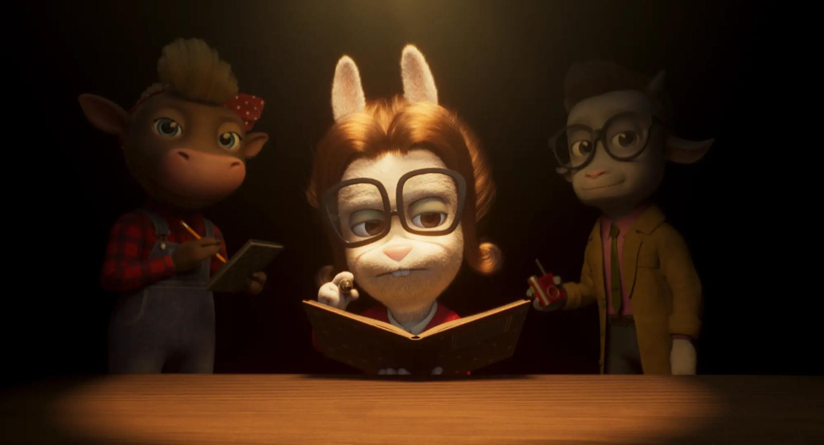 a group of toy characters