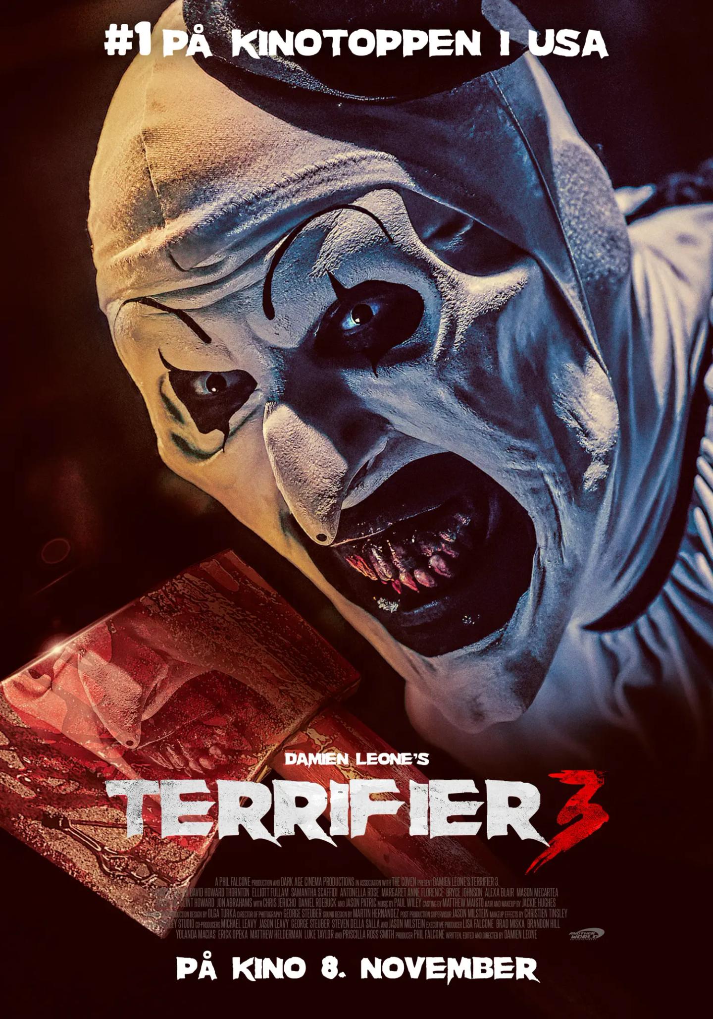 Plakat for 'Terrifier 3'