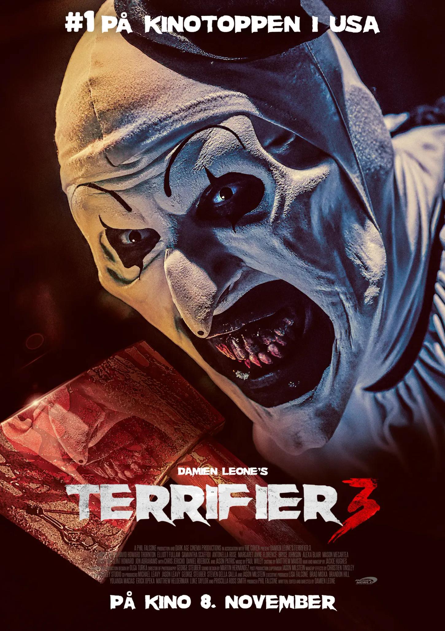 Plakat for 'Terrifier 3'
