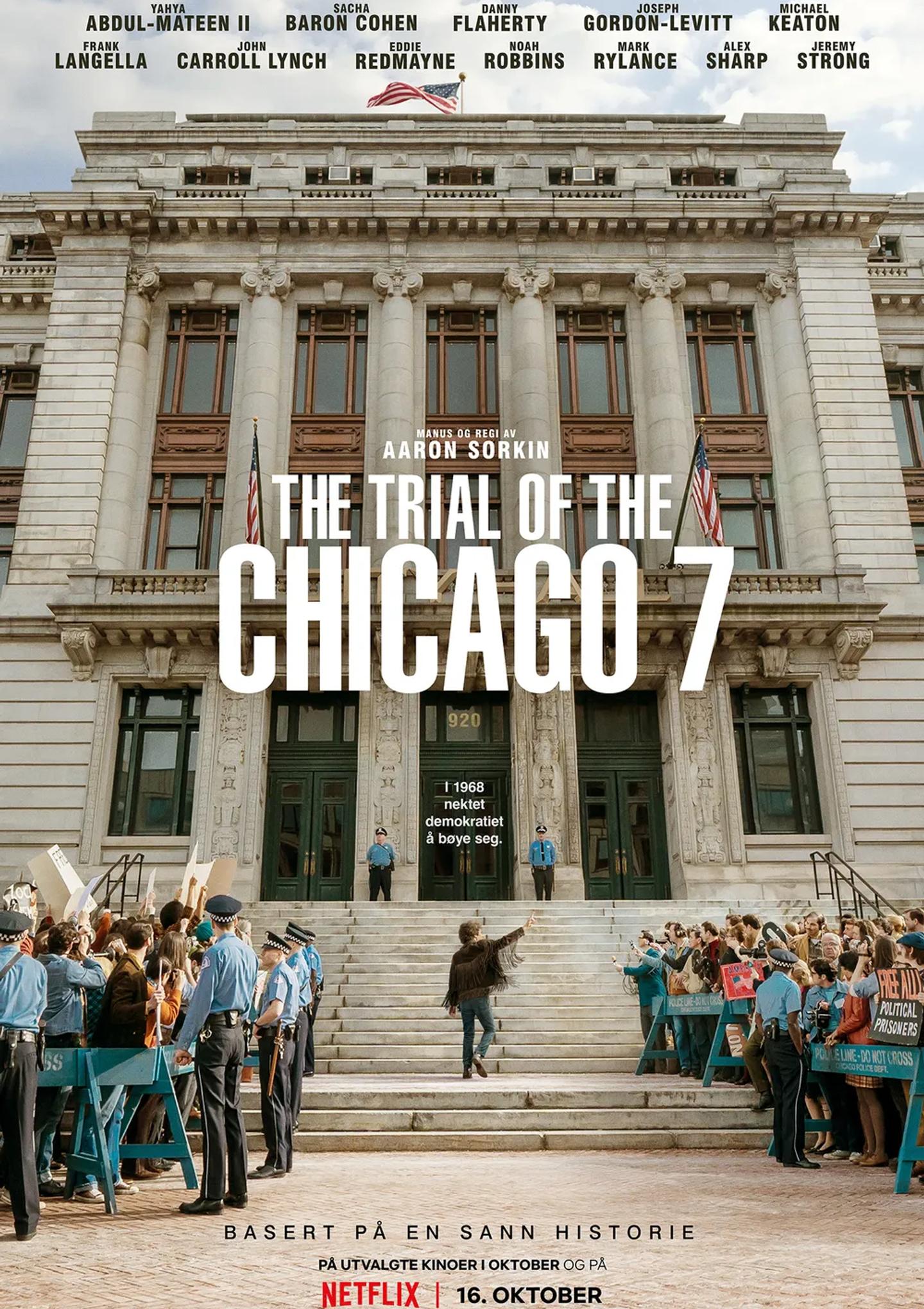 Plakat for 'The Trial of the Chicago 7'
